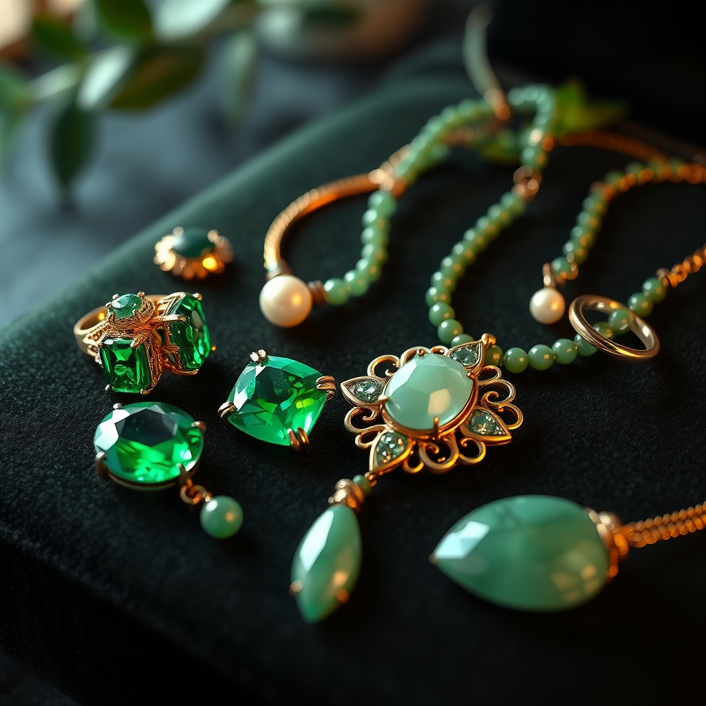 Nature’s Palette: The Timeless Charm of Green Gemstone Jewelry in Contemporary Fashion