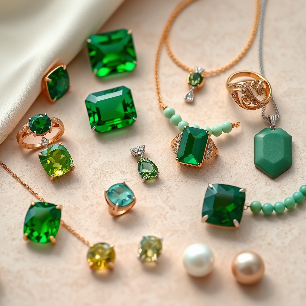 The Enchanting Spectrum: How Green Gemstone Jewelry Captivates Across Seasons and Styles