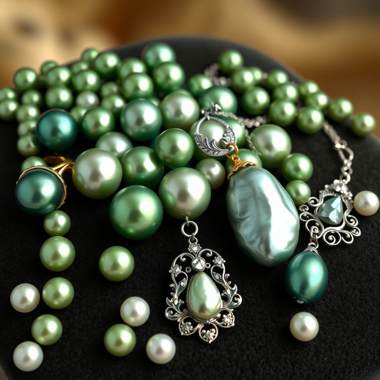 The Spectrum of Serenity: Exploring the Unique Charm of Green Pearl Jewelry Varieties