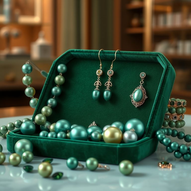 Verdant Elegance: The Timeless Appeal of Green Pearl Jewelry in Modern Fashion