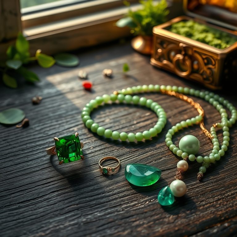 Whispers of the Wild: How Earth-Inspired Green Jewelry Captivates the Modern Wardrobe