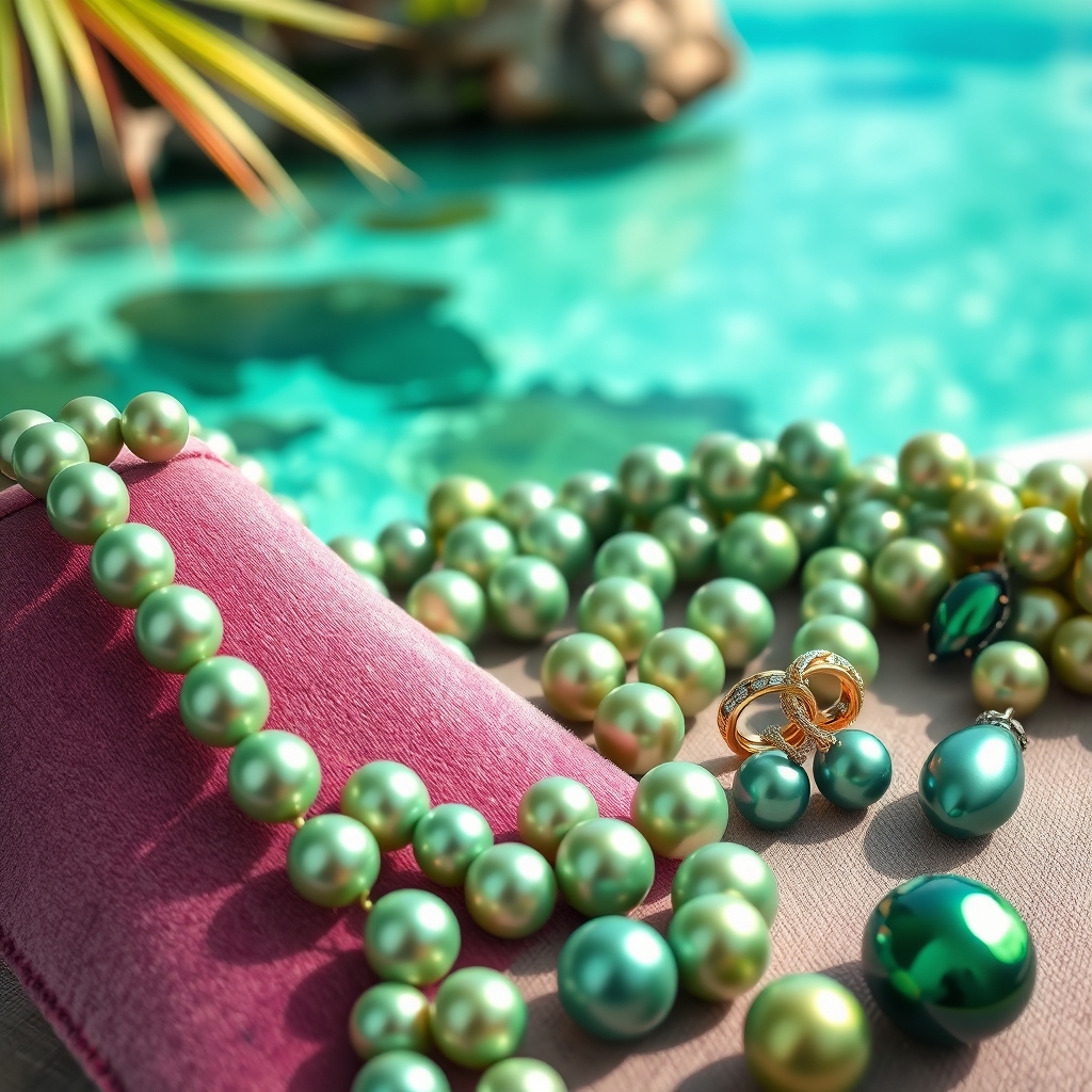 Ocean’s Jewel Box: The Captivating Diversity of Green Pearls and Their Place in Modern Adornment
