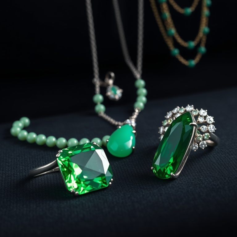 The Secret Language of Green Gemstones: Symbolism and Style in Modern Jewelry
