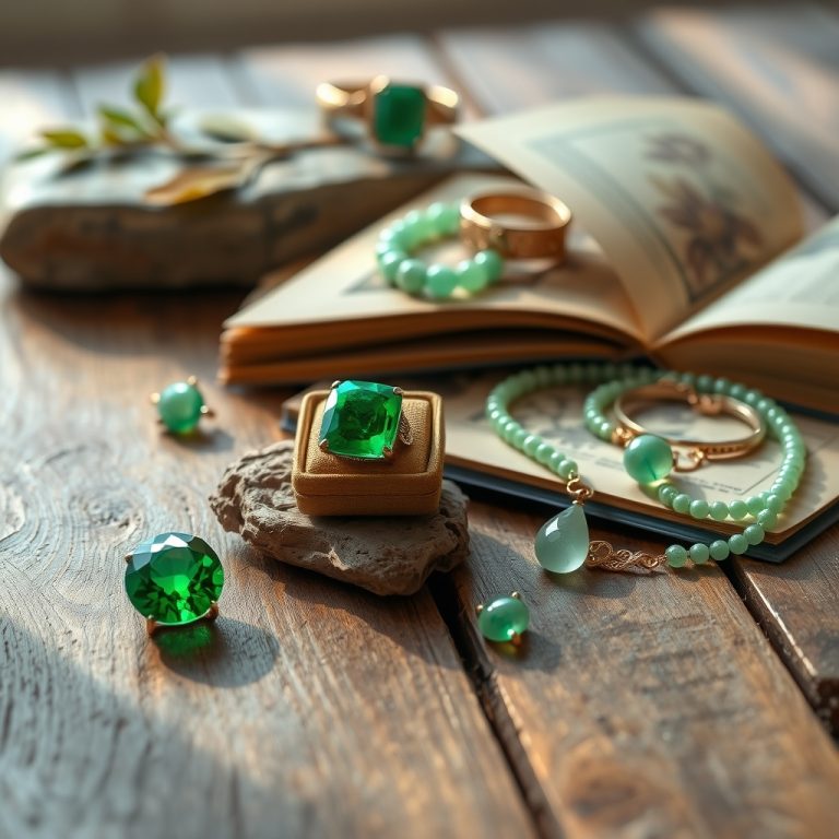 The Whispering Hues: How Green Gemstone Jewelry Captures the Essence of Nature’s Serenity